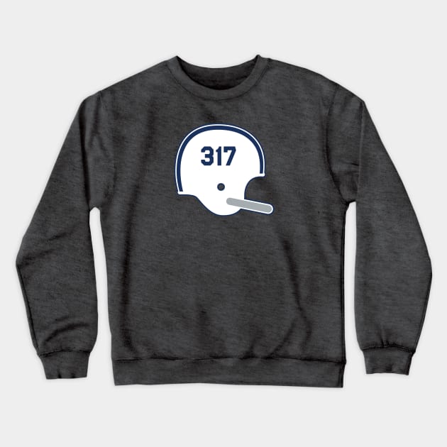 Indianapolis Colts 317 Helmet Crewneck Sweatshirt by Rad Love
